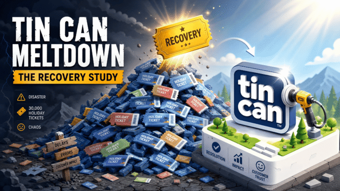 Tin Can's 30,000-Ticket Holiday Meltdown