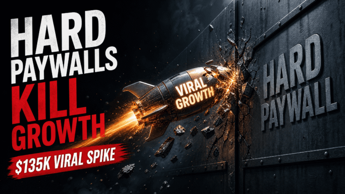 Hard paywalls kills growth