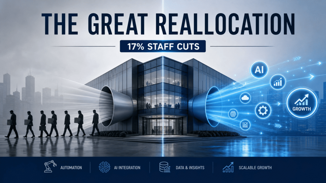 The Great Reallocation: How Profitable Companies Are Cutting 17% of Staff While Announcing Record Growth