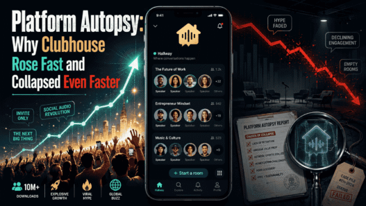 Platform Autopsy: Why Clubhouse Rose Fast and Collapsed Even Faster