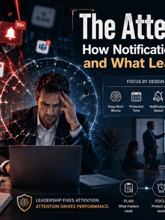 The Attention Tax: How Notifications Broke Focus and What Leaders Must Fix Add DoFollow links pointing to external resources. Add internal links in your content.