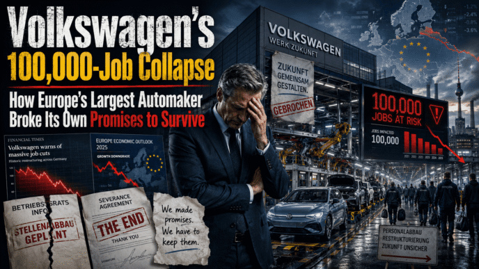 Volkswagen's 100,000-Job Collapse: How Europe's Largest Automaker Broke Its Own Promises to Survive
