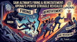 Sam Altman's Firing & Reinstatement: OpenAI's Power Struggle Revealed | TrendAutopsy"